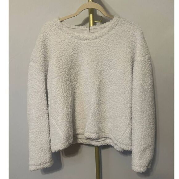 Lululemon Wool Whenever Crew White Sz. 10 - Picture 2 of 7